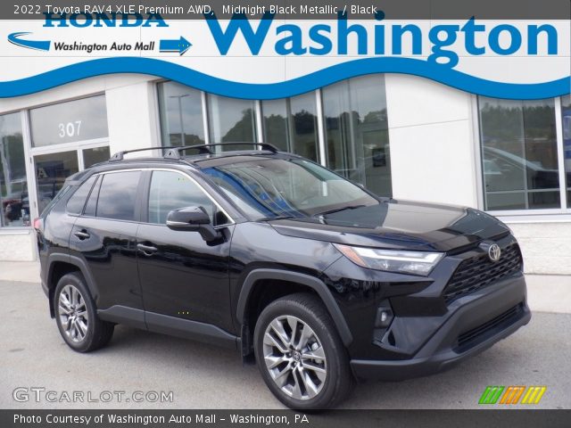 2022 Toyota RAV4 XLE Premium AWD in Midnight Black Metallic