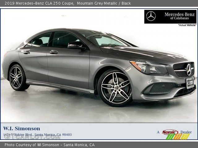 2019 Mercedes-Benz CLA 250 Coupe in Mountain Grey Metallic