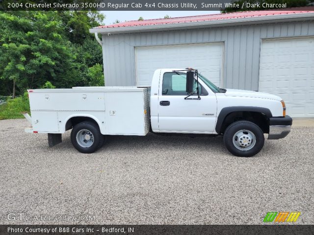 2004 Chevrolet Silverado 3500HD Regular Cab 4x4 Chassis Utility in Summit White