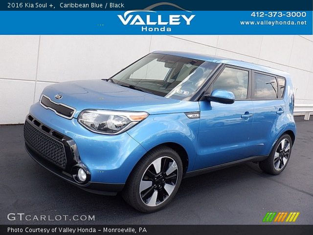 2016 Kia Soul + in Caribbean Blue