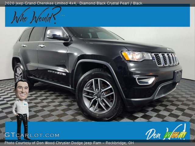 2020 Jeep Grand Cherokee Limited 4x4 in Diamond Black Crystal Pearl