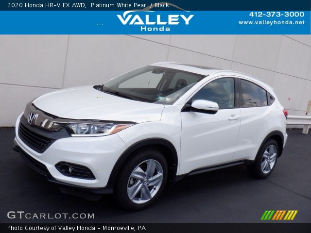 2020 Honda HR-V EX AWD in Platinum White Pearl
