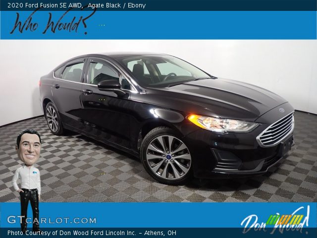 2020 Ford Fusion SE AWD in Agate Black