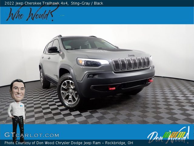 2022 Jeep Cherokee Trailhawk 4x4 in Sting-Gray