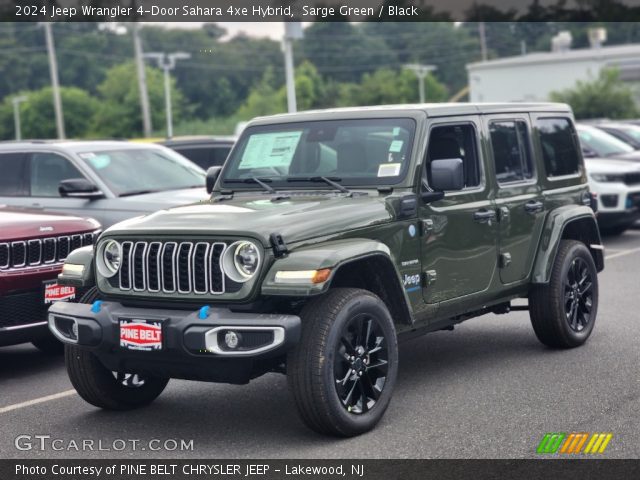 2024 Jeep Wrangler 4-Door Sahara 4xe Hybrid in Sarge Green