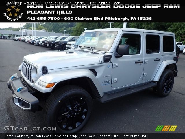 2024 Jeep Wrangler 4-Door Sahara 4xe Hybrid in Silver Zynith