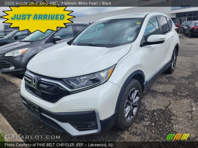 2020 Honda CR-V EX-L AWD in Platinum White Pearl