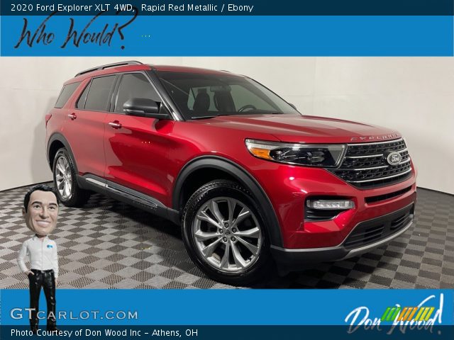 2020 Ford Explorer XLT 4WD in Rapid Red Metallic