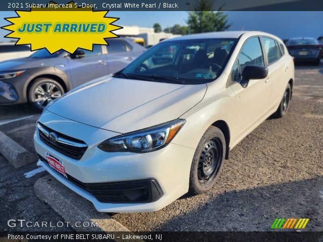 2021 Subaru Impreza 5-Door in Crystal White Pearl