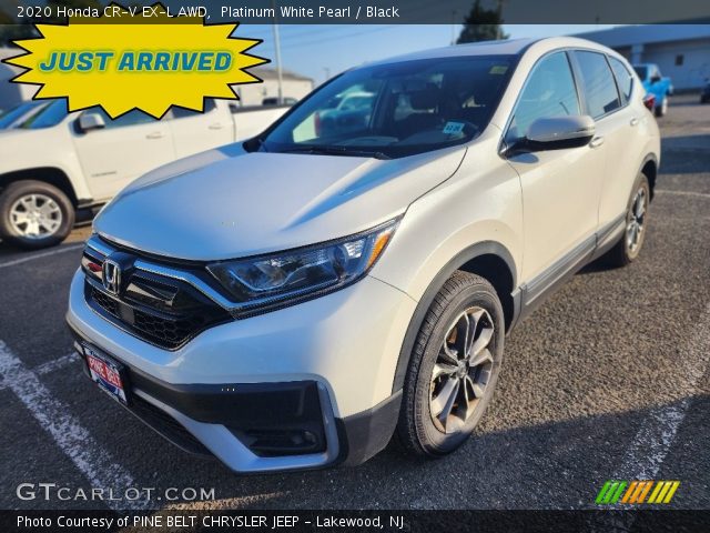 2020 Honda CR-V EX-L AWD in Platinum White Pearl