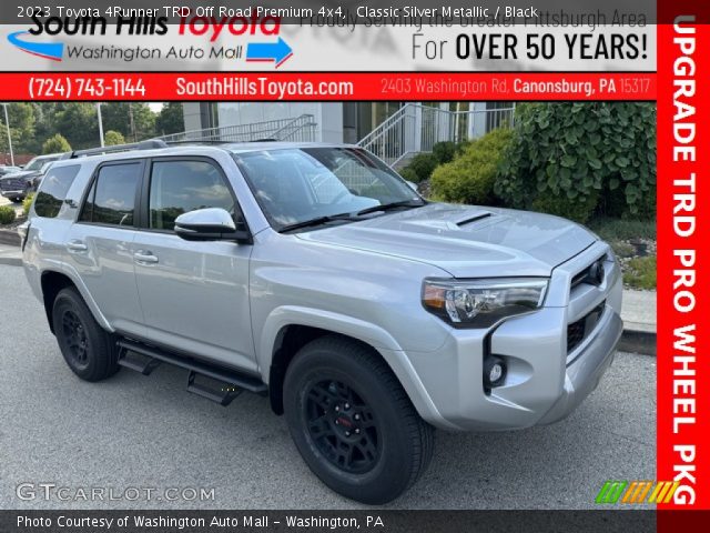 2023 Toyota 4Runner TRD Off Road Premium 4x4 in Classic Silver Metallic