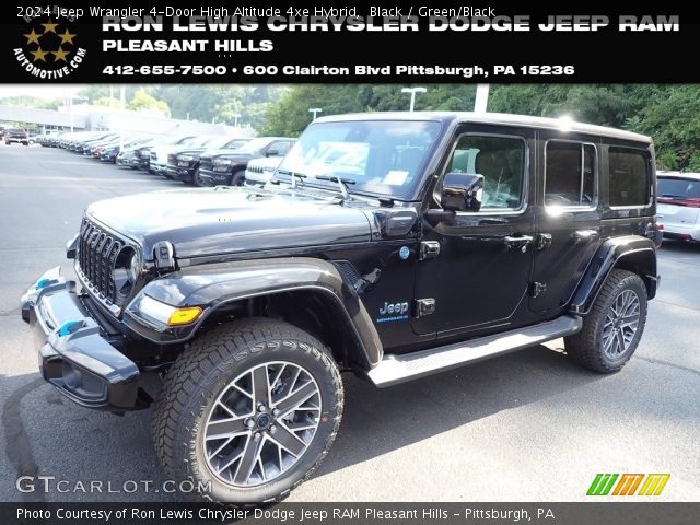 2024 Jeep Wrangler 4-Door High Altitude 4xe Hybrid in Black