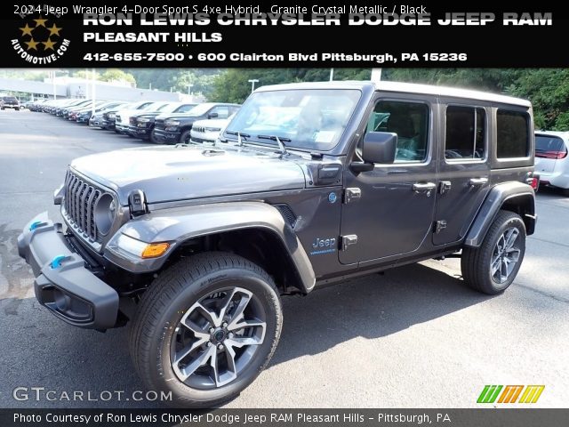 2024 Jeep Wrangler 4-Door Sport S 4xe Hybrid in Granite Crystal Metallic