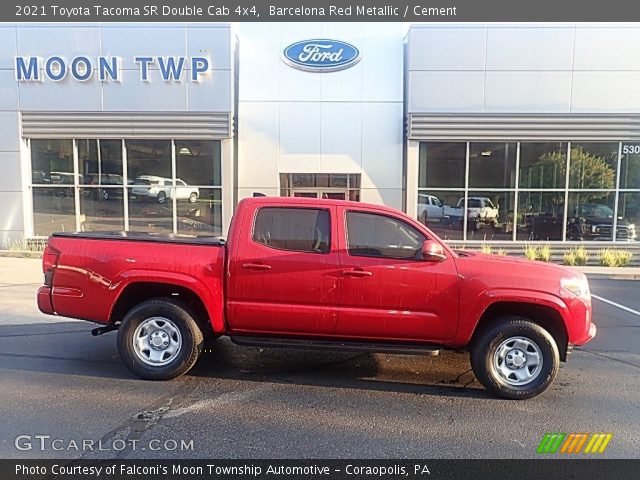 2021 Toyota Tacoma SR Double Cab 4x4 in Barcelona Red Metallic