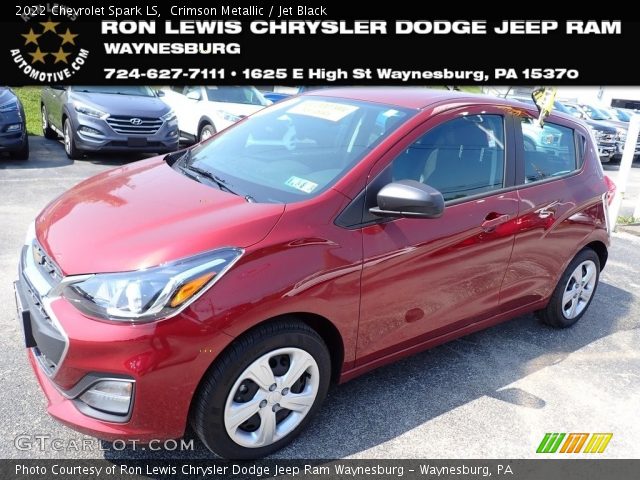 2022 Chevrolet Spark LS in Crimson Metallic