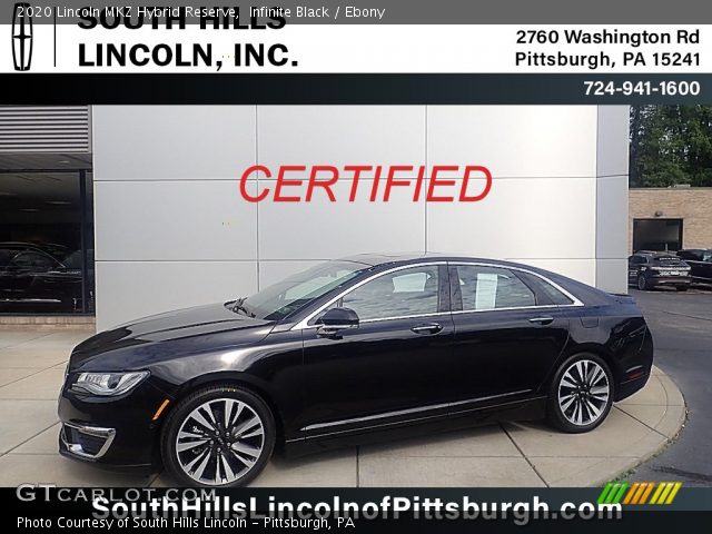 2020 Lincoln MKZ Hybrid Reserve in Infinite Black