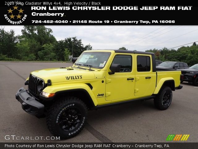 2023 Jeep Gladiator Willys 4x4 in High Velocity