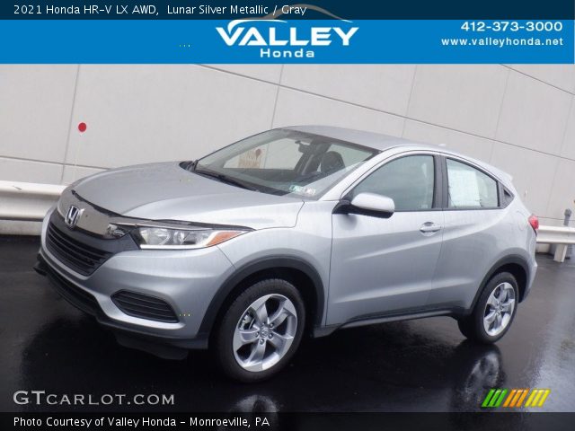 2021 Honda HR-V LX AWD in Lunar Silver Metallic