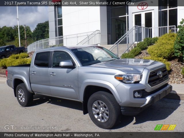 2017 Toyota Tacoma SR5 Double Cab 4x4 in Silver Sky Metallic