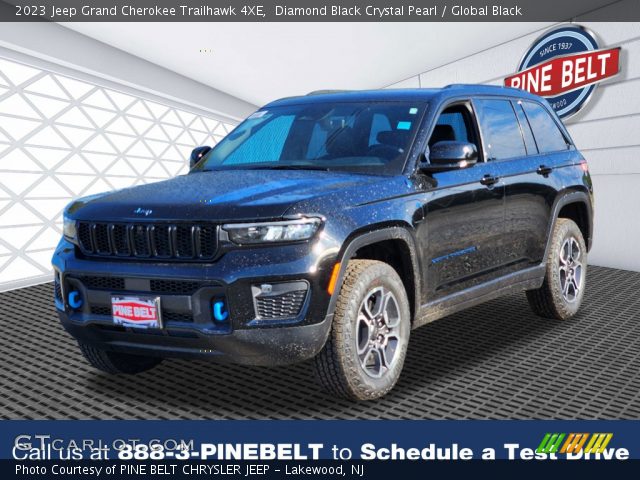 2023 Jeep Grand Cherokee Trailhawk 4XE in Diamond Black Crystal Pearl