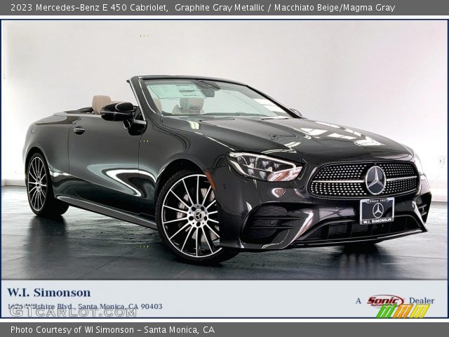 2023 Mercedes-Benz E 450 Cabriolet in Graphite Gray Metallic
