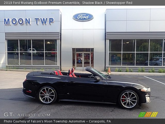 2019 Ford Mustang EcoBoost Premium Convertible in Shadow Black