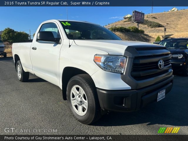 2016 Toyota Tundra SR Regular Cab in Super White