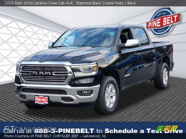 2023 Ram 1500 Laramie Crew Cab 4x4 in Diamond Black Crystal Pearl