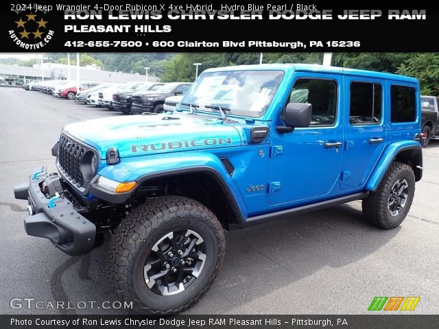 2024 Jeep Wrangler 4-Door Rubicon X 4xe Hybrid in Hydro Blue Pearl