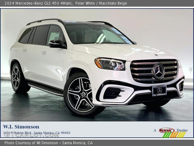 2024 Mercedes-Benz GLS 450 4Matic in Polar White