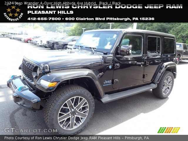 2024 Jeep Wrangler 4-Door High Altitude 4xe Hybrid in Black