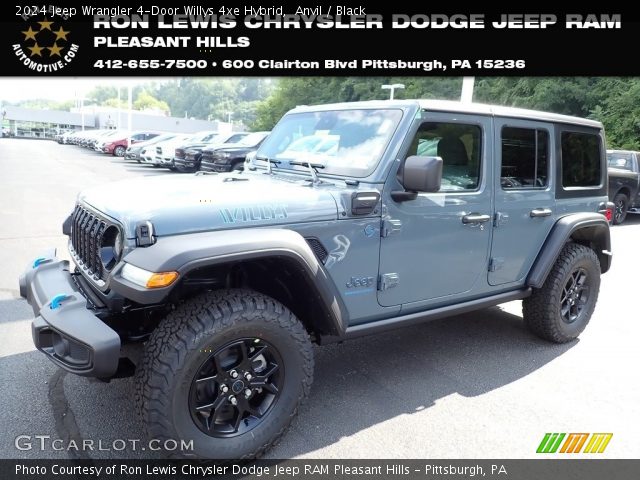 2024 Jeep Wrangler 4-Door Willys 4xe Hybrid in Anvil