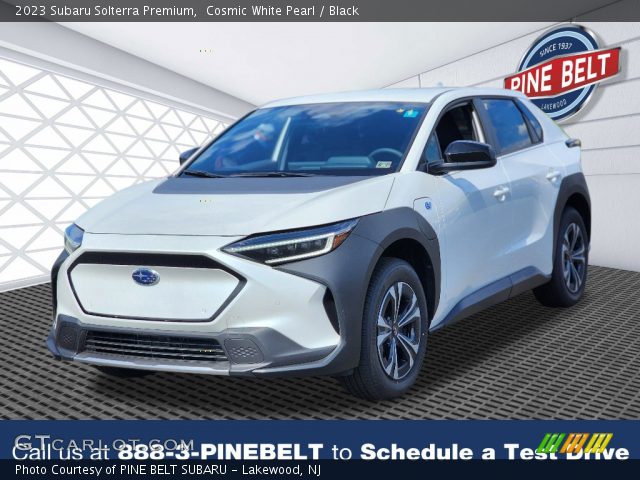 2023 Subaru Solterra Premium in Cosmic White Pearl