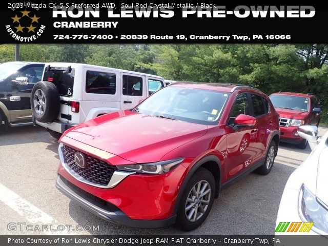 2023 Mazda CX-5 S Preferred AWD in Soul Red Crystal Metallic