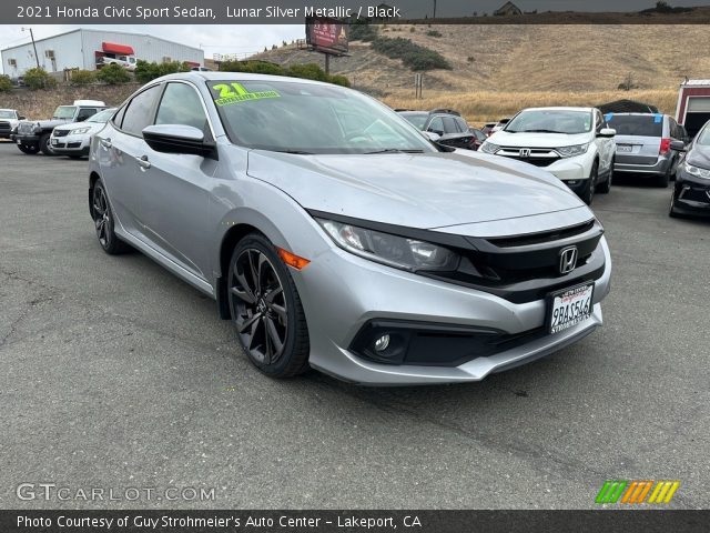 2021 Honda Civic Sport Sedan in Lunar Silver Metallic