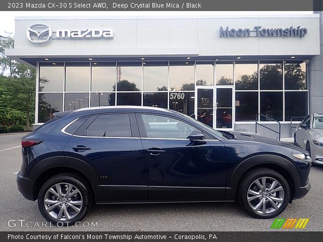 2023 Mazda CX-30 S Select AWD in Deep Crystal Blue Mica