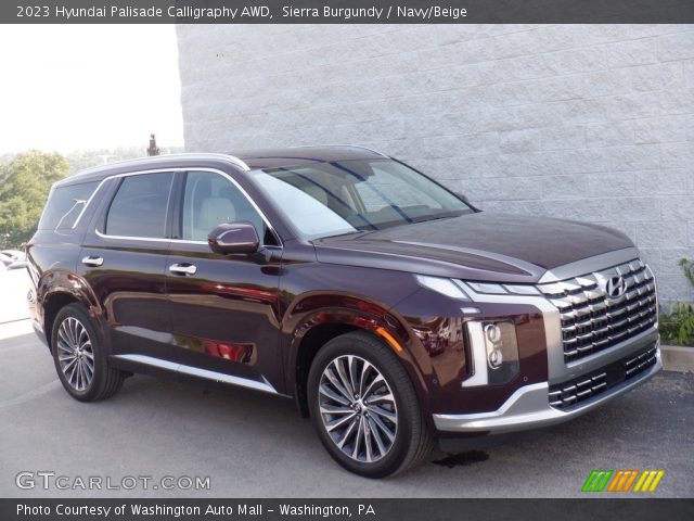 2023 Hyundai Palisade Calligraphy AWD in Sierra Burgundy