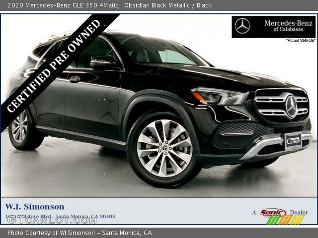 2020 Mercedes-Benz GLE 350 4Matic in Obsidian Black Metallic