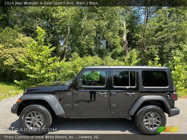 2024 Jeep Wrangler 4-Door Sport S 4x4 in Black