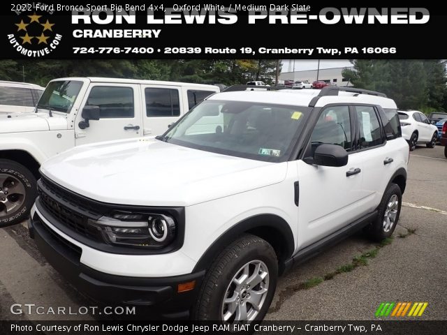 2022 Ford Bronco Sport Big Bend 4x4 in Oxford White