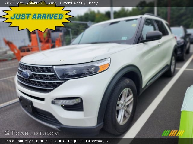 2021 Ford Explorer XLT 4WD in Oxford White