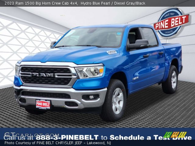 2023 Ram 1500 Big Horn Crew Cab 4x4 in Hydro Blue Pearl