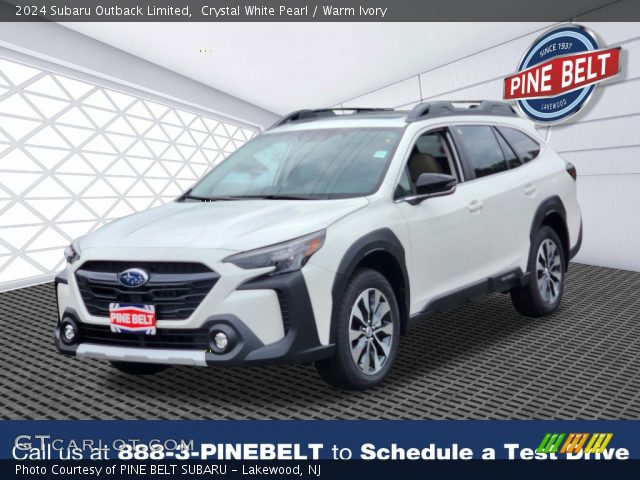 2024 Subaru Outback Limited in Crystal White Pearl