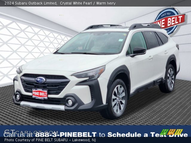 2024 Subaru Outback Limited in Crystal White Pearl
