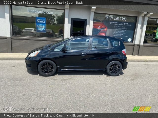 2009 Honda Fit Sport in Crystal Black Pearl