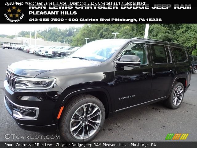 2023 Jeep Wagoneer Series III 4x4 in Diamond Black Crystal Pearl