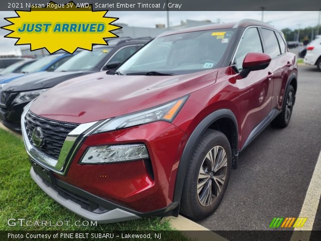 2021 Nissan Rogue SV AWD in Scarlet Ember Tintcoat