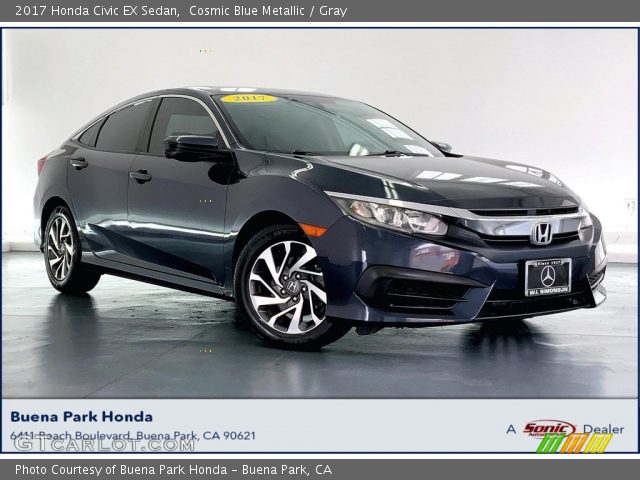 2017 Honda Civic EX Sedan in Cosmic Blue Metallic
