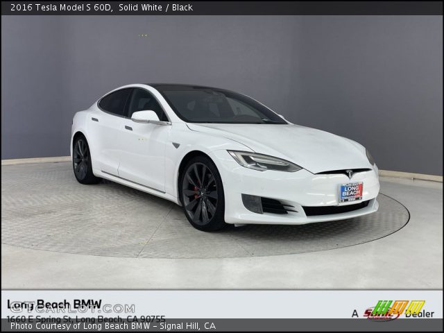 2016 Tesla Model S 60D in Solid White
