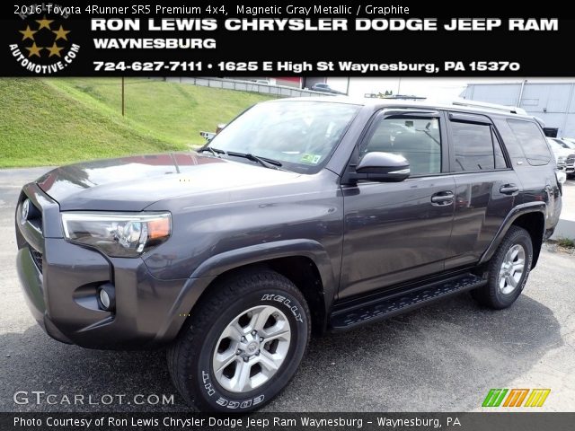 2016 Toyota 4Runner SR5 Premium 4x4 in Magnetic Gray Metallic